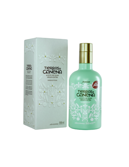 TIERRAS DE CANENA.CAJA DE 6 BOTELLAS 500 ML. COSECHA TEMPRANA ESTUCHADO